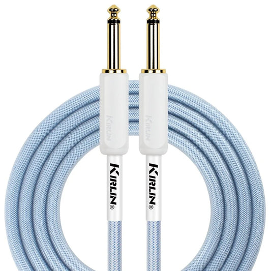 Kirlin KIPW201WBL-20 PVC Woven Guitar Cable 20Ft