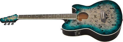 Ibanez TCY10PA Acoustic Guitar | Cosmic Blue Starburst | High Gloss