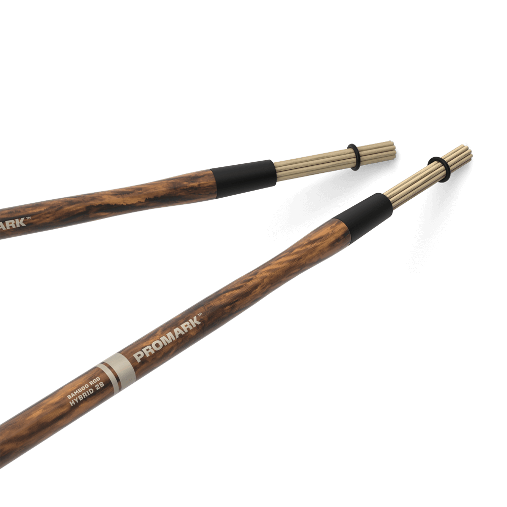 Promark Hybrid Bamboo Drum Rods – Durable Multi-Gauge Percussion Sticks