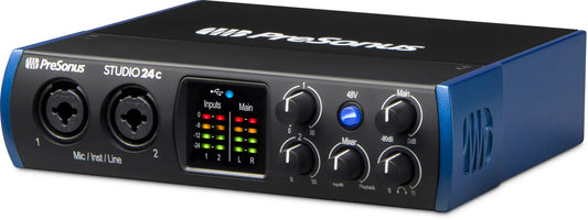 PRESONUS STUDIO 24C USB-C AUDIO INTERFACE 2 MIC PRES