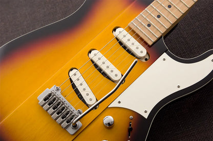 Reverend Greg Koch Gristlemaster Electric Guitar - Roasted Maple, 3 Tone Burst