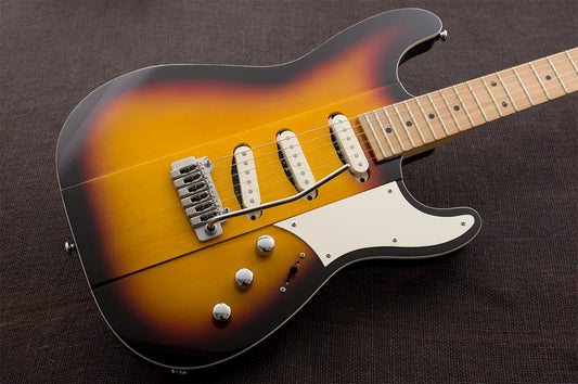 Reverend Greg Koch Gristlemaster - Roasted Maple 3 Tone Burst