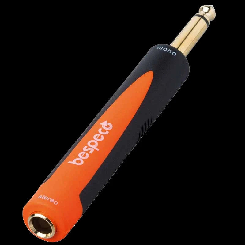BESPECO SLAD145 6.3mm TRS to 6.3mm TS Jack Adapter