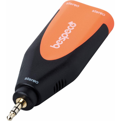 BESPECO SLAD170 6.3mm TS Jack to 2.6mm TRS Socket Adapter
