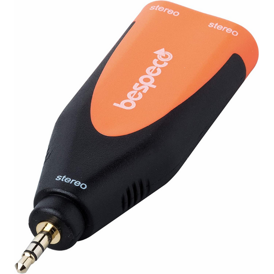 BESPECO SLAD170 6.3mm TS Jack to 2.6mm TRS Socket Adapter